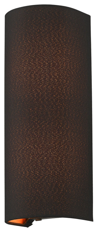 Livex Lighting Sentosa 2-Light Black Sconce