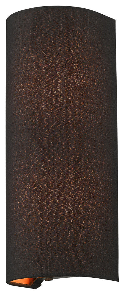 Livex Lighting Sentosa 2-Light Black Sconce
