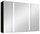 40 in.W x 30 in. H Aluminum Surface Mounted LED Medicine Cabinet with Doors
