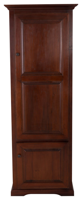 Single Kitchen Pantry Cabinet, Dark Brown