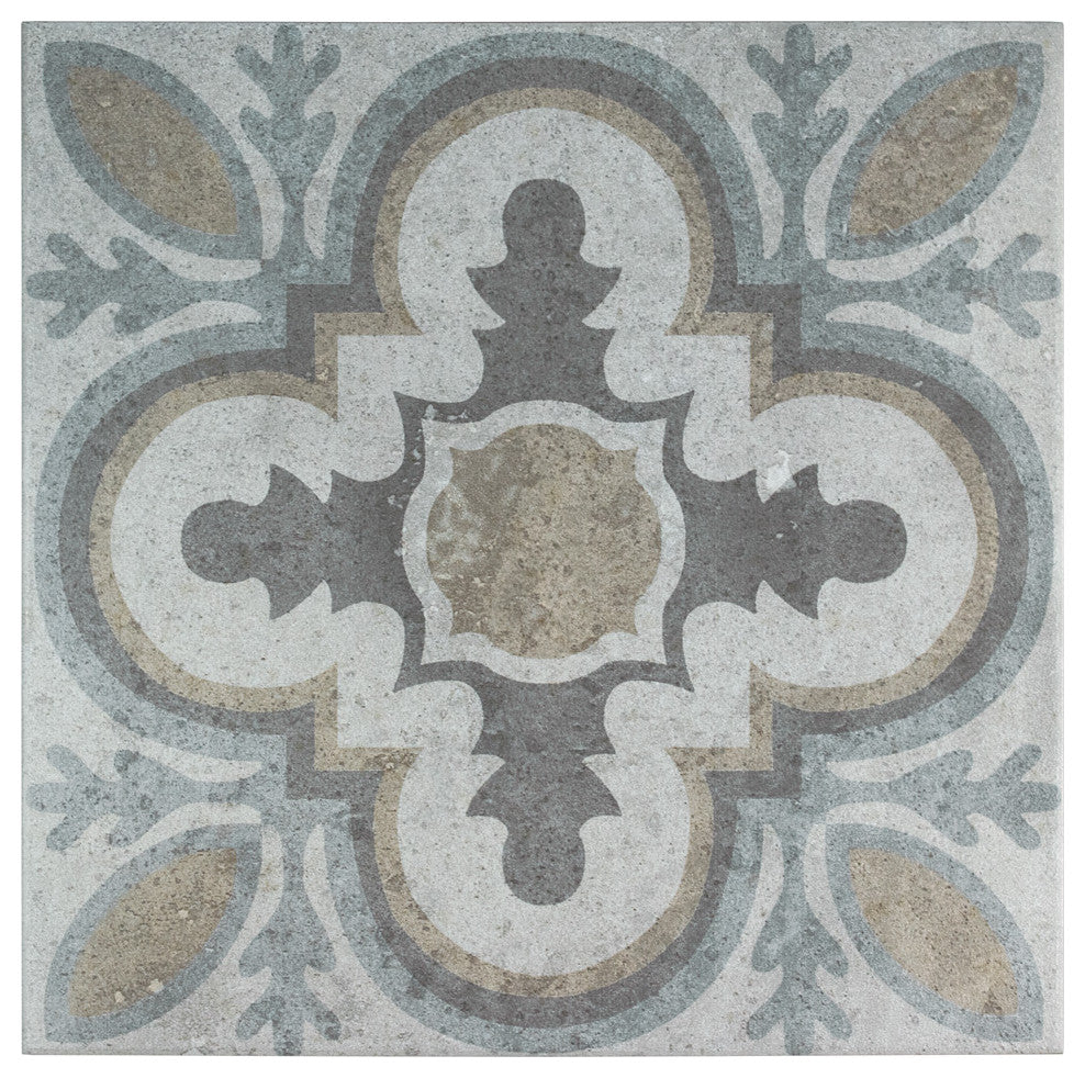 Llanes Ceramic Floor and Wall Tile, Mix, Sample