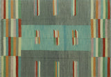 Winchester Kilim Edison Light Blue/Gray Rug, 6'8x9'9