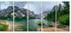 "Lake Between Mountains" Canvas Print, 5 Panels