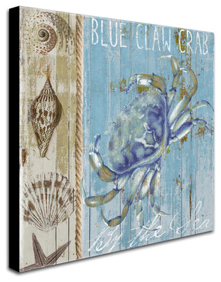 Color Bakery 'Blue Crab I' Canvas Art, 14x14