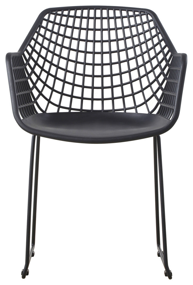 Contemporary Honolulu Chair Black - M2 - Black
