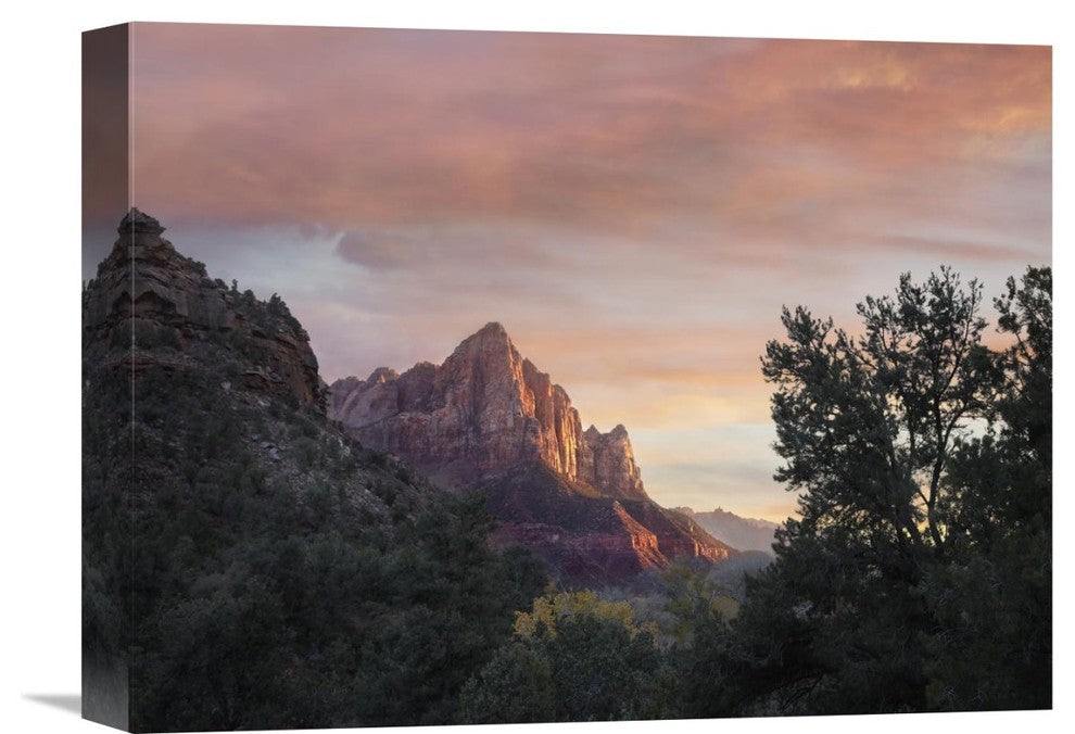 "The Watchman, Zion National Park, Utah" Artwork, 16" x 12"
