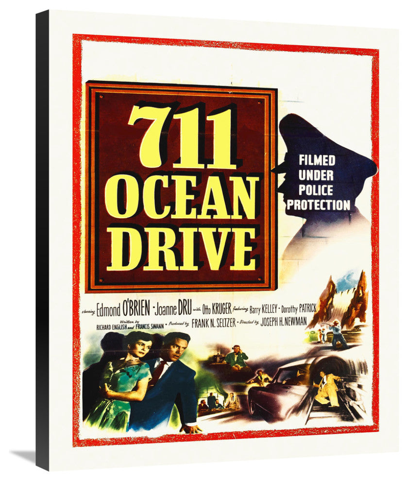 "711 Ocean Drive" Stretched Canvas Giclee by Hollywood Photo Archive, 24"x30"
