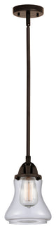 Bellmont Mini Pendant, Oil Rubbed Bronze, Clear, Clear