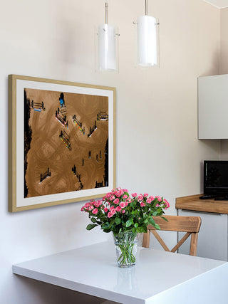 "Hurdles" Framed Print by Karolis Janulis