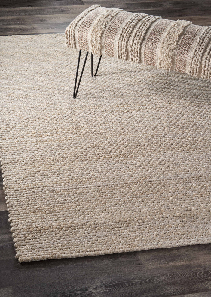 5" x 8" Natural Bleached Contemporary Area Rug