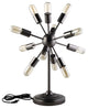 Black Spectrum Metal Table Lamp