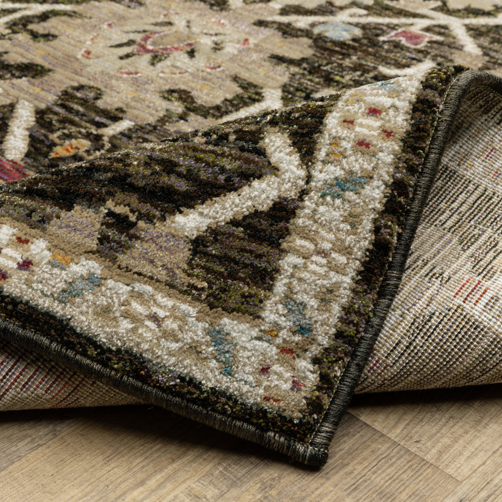 Adeline Vintage Bohemian Brown/ Multi Area Rug Runner 2'3" x 8'