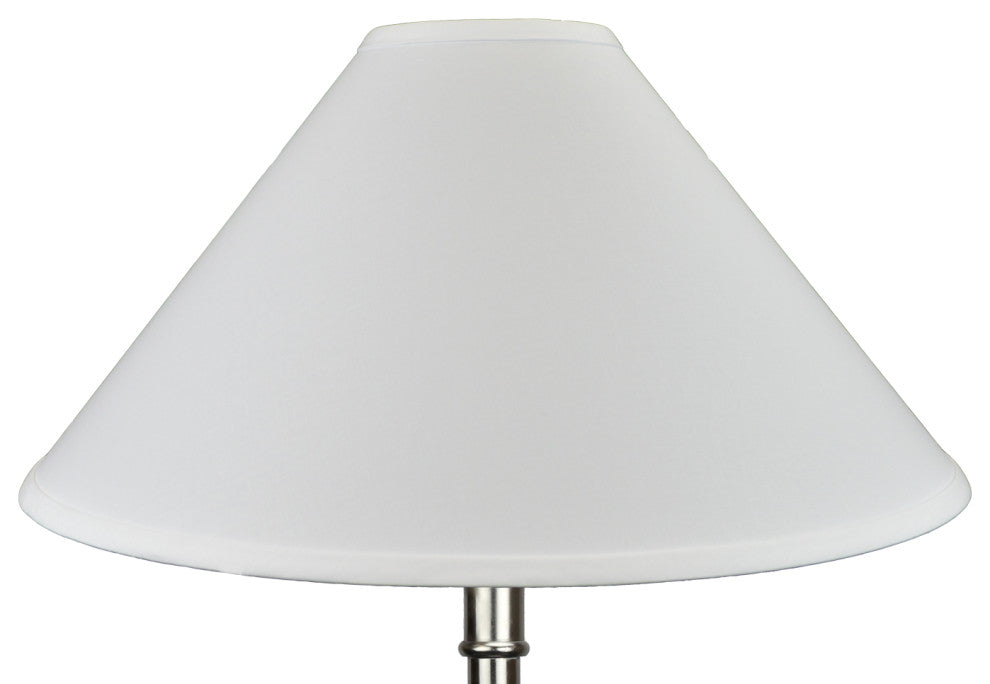 Fenchel Shades 5"x20"x12" Spider Attachment Empire Lamp Shade, Linen White