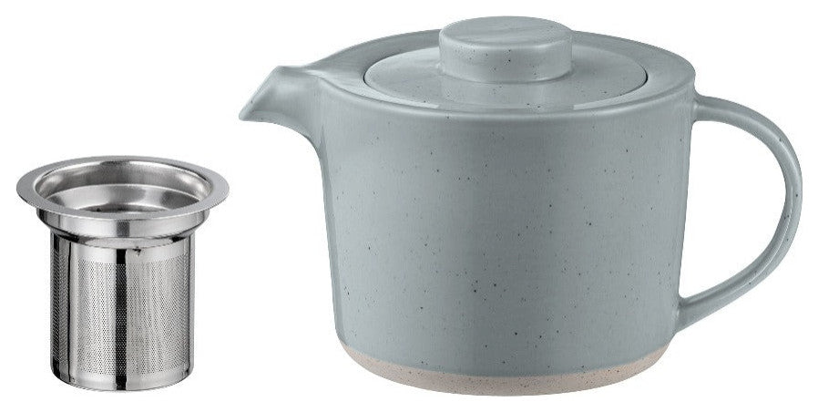 Sablo Teapot W/Filighter, 1 Liter, Stone