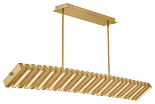 Fredrick Ramond Stitch Large Led Linear, Lacquered Brass