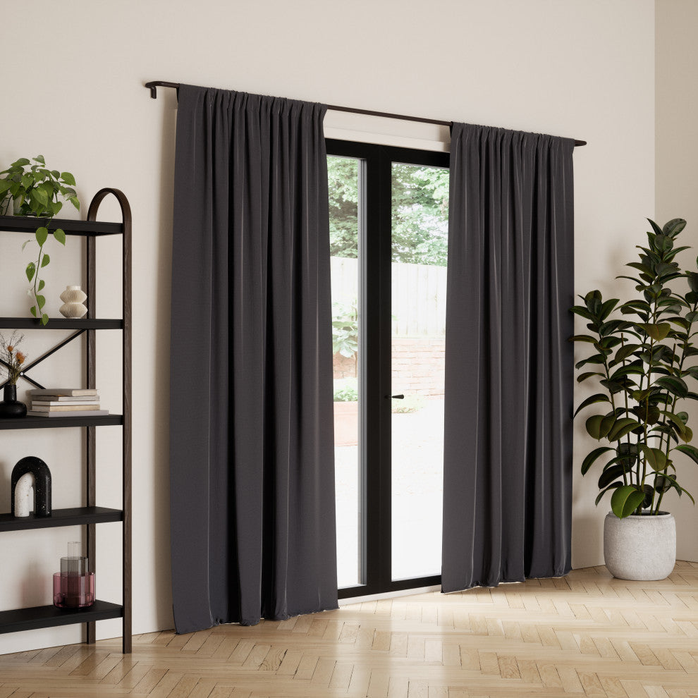 Umbra Twilight Blackout Panel 95", Set of 2, Charcoal