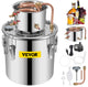 Alcohol Still Water Alcohol Distiller Copper Tube With Circulating Pump, 3 Gallon