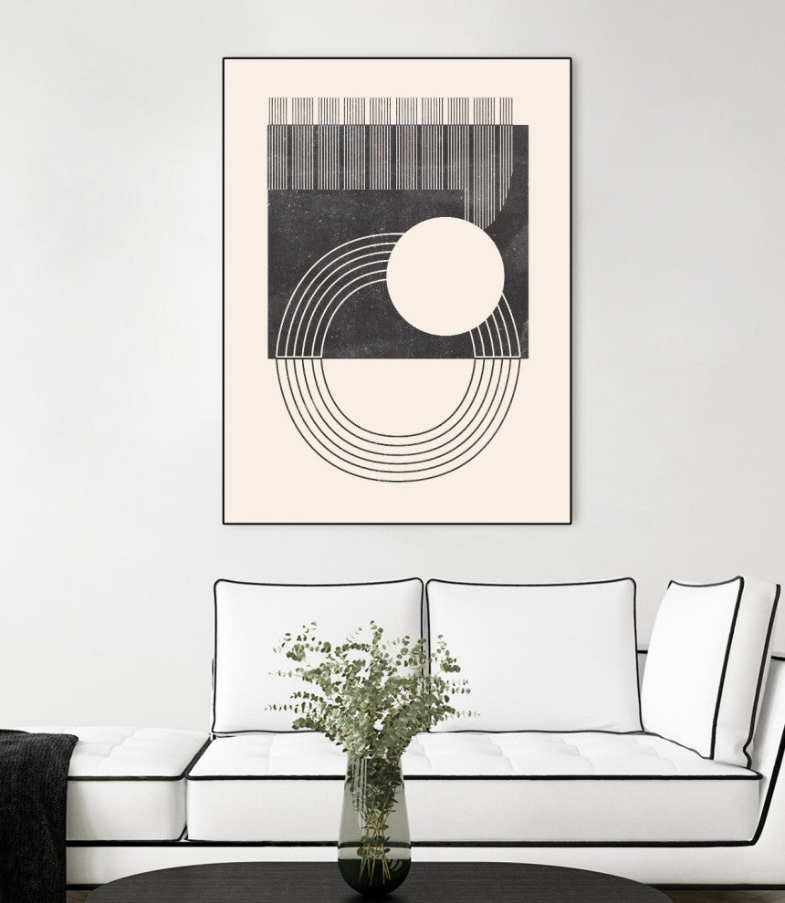 "Unknown Space III" Framed Canvas by Giant Art 24"x32"