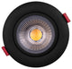 4" LED Gimbal Recessed Downlight, Black, 4000k