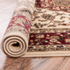 Well Woven Barclay Medallion Kashan Area Rug, Ivory, 5'3" X 6'10" Oval