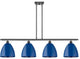Innovations 516-4I-BK-MBD-9-BL-LED 4 Light Island Light, Matte Black