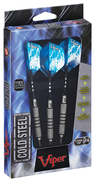 Viper Cold Steel Tungsten Steel Tip Darts, 24 Grams