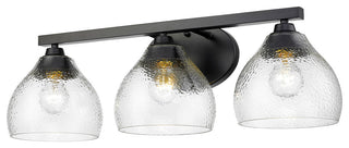 Golden Lighting 1094-BA3 Ariella 3 Light 8"W Vanity Light - Matte Black
