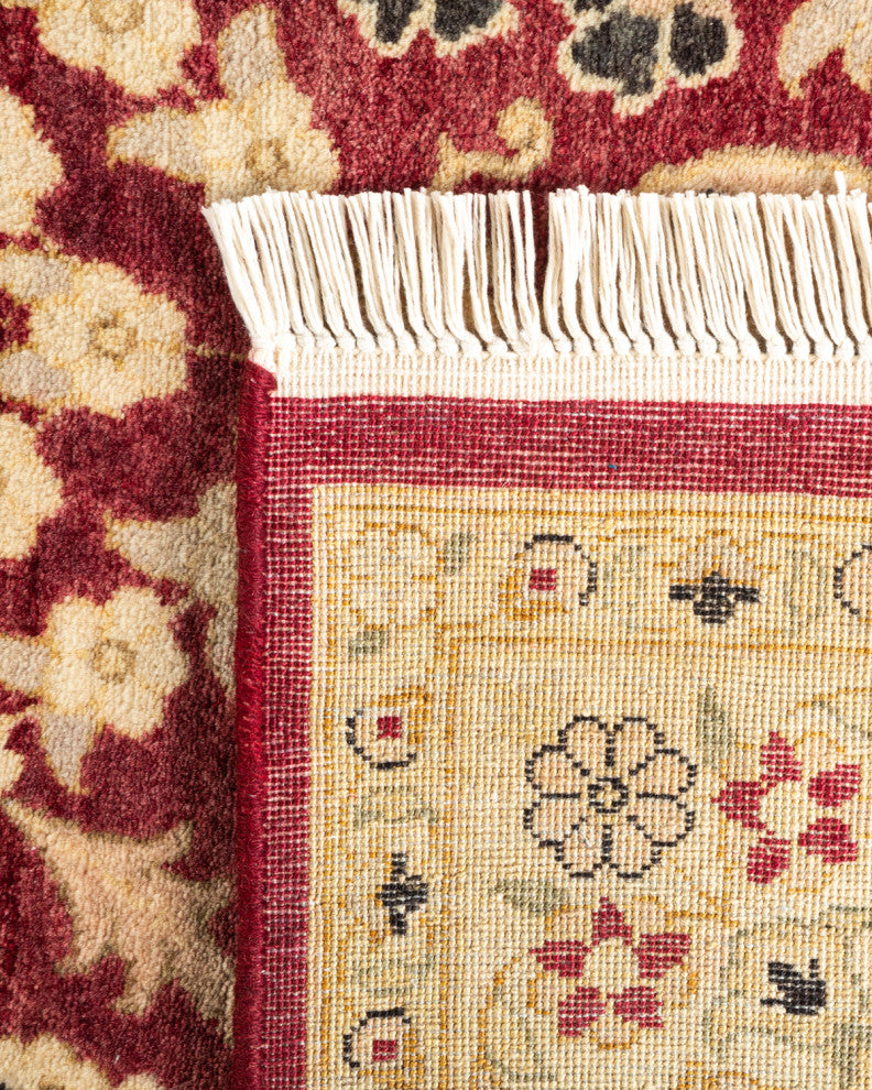 Hopang One-of-a-Kind Hand-Knotted Area Rug Orange, 4'2"x6'1"