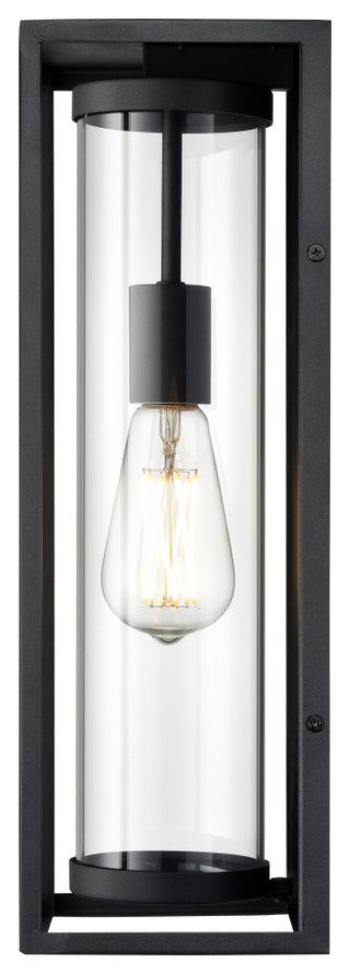 1 Light 5.5 in. Textured Black Outdoor