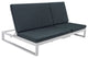 LeisureMod CLW-82BL Chelsea Convertible Lounge Reclining Double Chaise Cushions