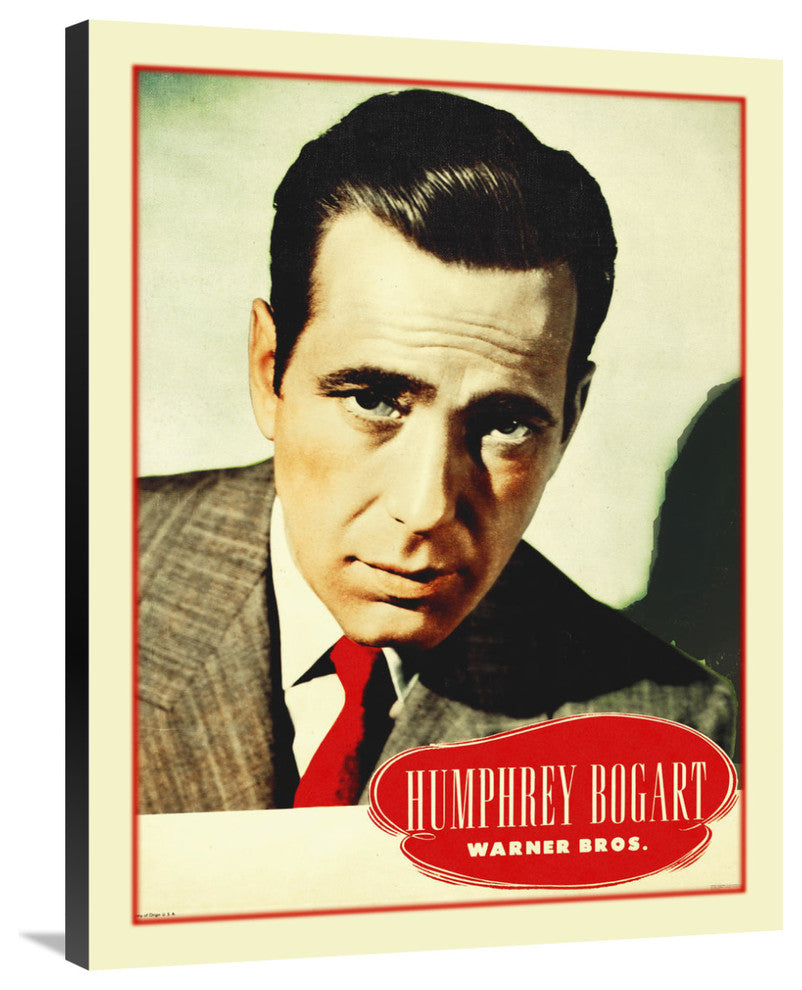 "Bogart" Stretched Canvas Giclee by Hollywood Photo Archive, 28x36"