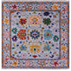 6' Square Turkish Oushak Hand-Knotted Wool Rug - Q14958