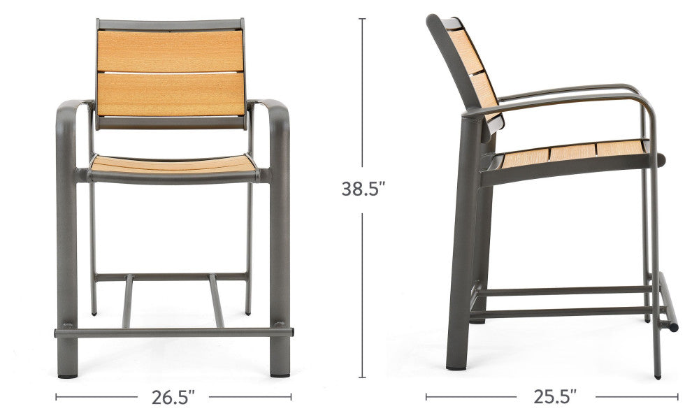 Harper Resort Grade Outdoor Balcony Stool