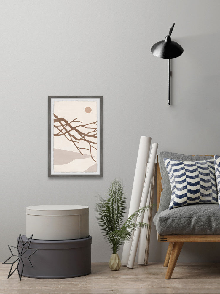 "Overlooking Branches" Framed Painting Print, 16x24