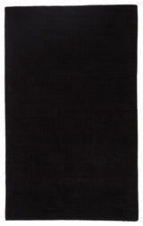 Jaipur Living Basis Handmade Solid Black Area Rug 9'X12'