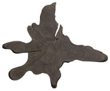 Teak Slice Wall Art, Large, Dark Gray