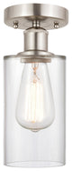 Innovations 616-1F-SN-G802 1 Light 3.875" Semi-Flush Mount, Brushed Satin Nickel