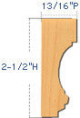 Bristol Chair-Rail Molding