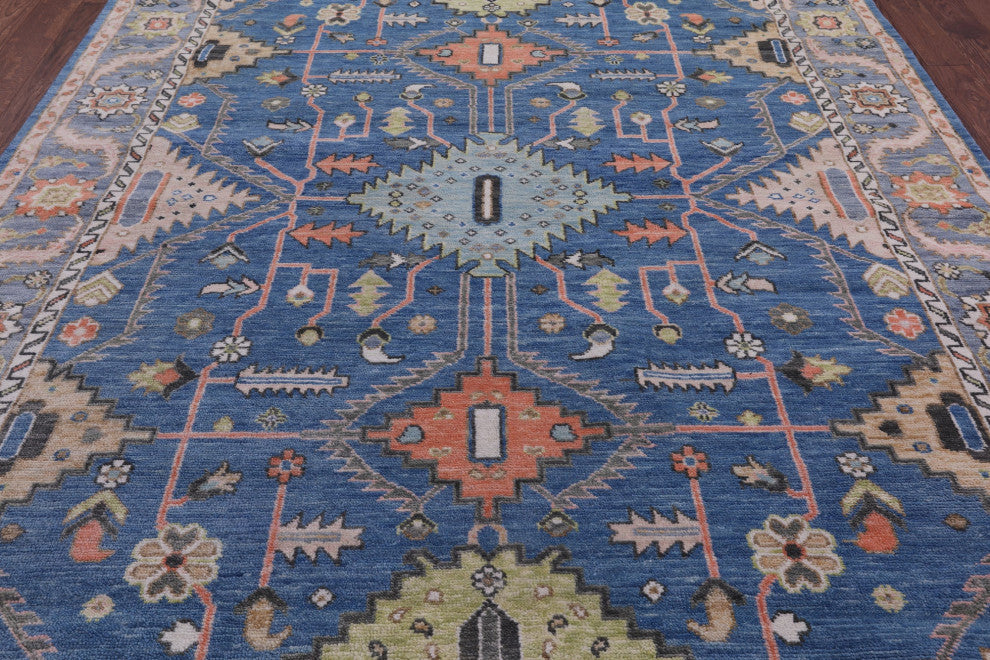8' 0" X 10' 0" Kazak Hand Knotted Wool Rug - Q13642