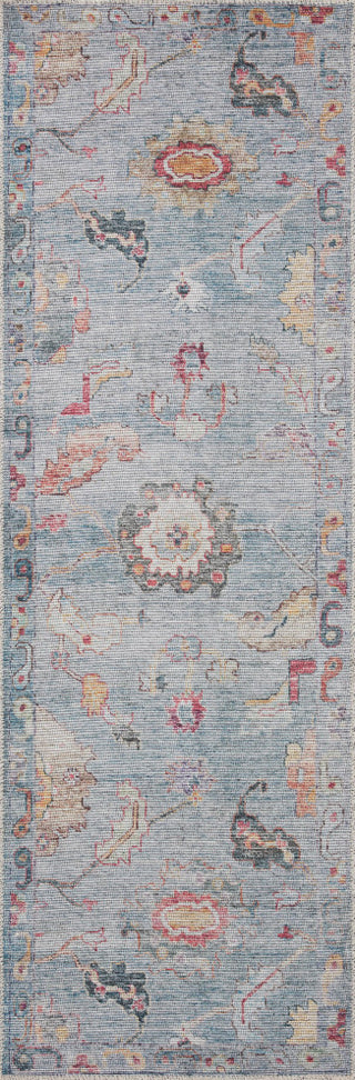 Loloi II Elysium Denim / Multi 3'-0" x 3'-0" Round Accent Rug