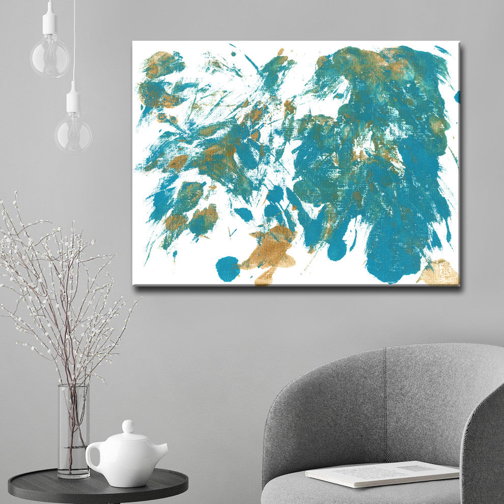 Ready2HangArt 'Feather Dance' Canvas Wall Decor, 16"x20"