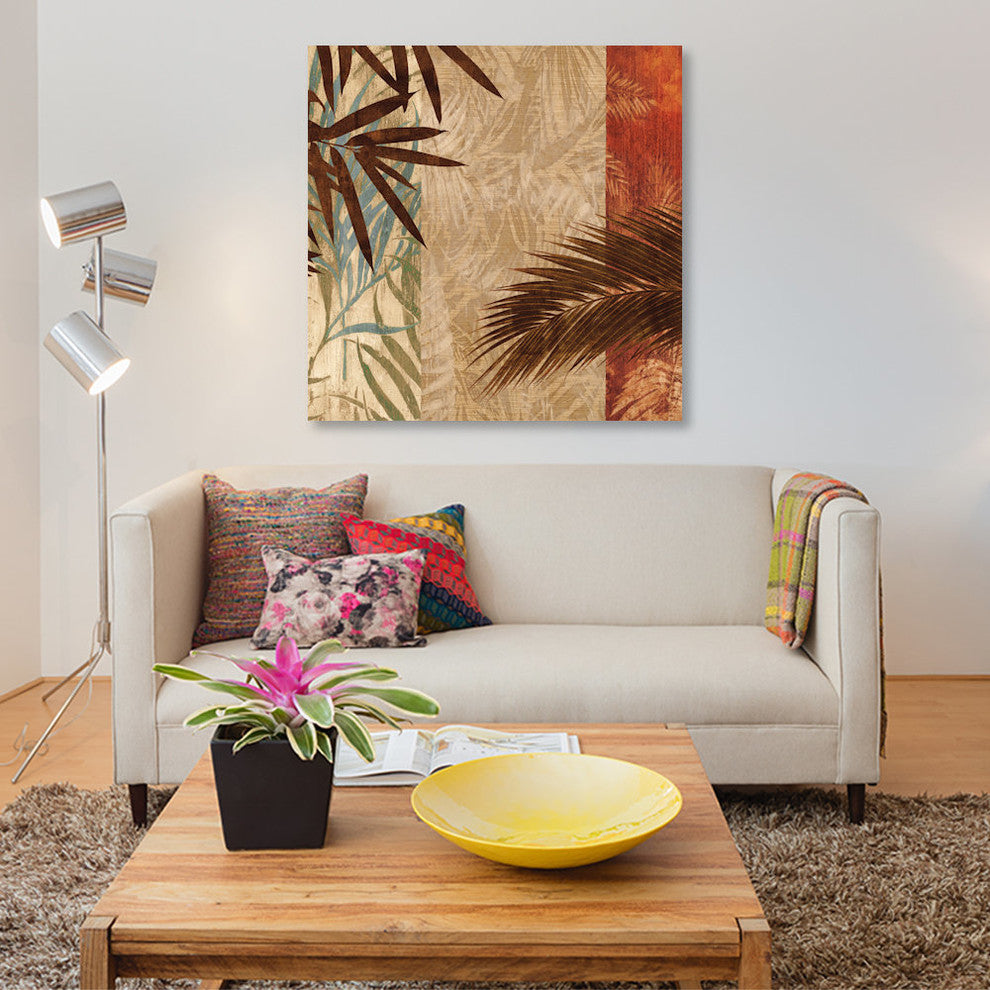 "In The Tropics I" by Chris Donovan, Canvas Print, 18"x18"