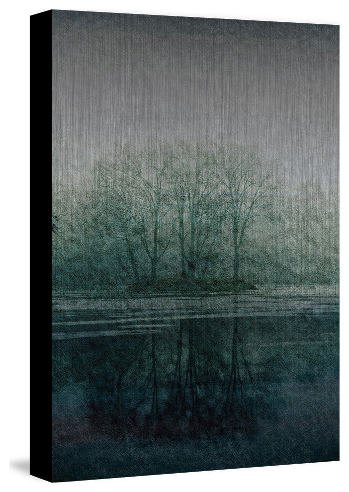 "Apple Lake" UV Ink Print on Brushed  Aluminum, 40"x60"