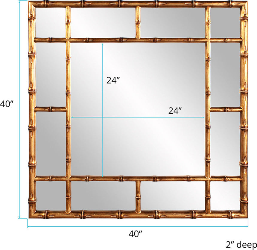 Bamboo Gold Mirror