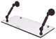Waverly Place 18" Floating Glass Shelf, Antique Bronze