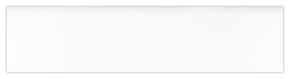 Battiscopa Glossy White Ceramic Wall Trim