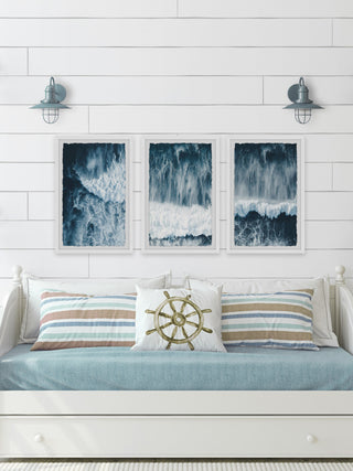 Wash Out Triptych, Set of 3, 24x36 Panels