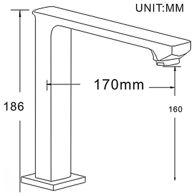 Fontana Commercial Oil Rubbed Bronze Touchless Automatic Sensor HandsFree Faucet