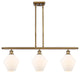 Innovations 516-3I-BB-G651-8 3-Light Island Light, Brushed Brass