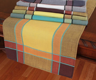 Riviera Table Linens 15"x72" Table Runner, Coffee